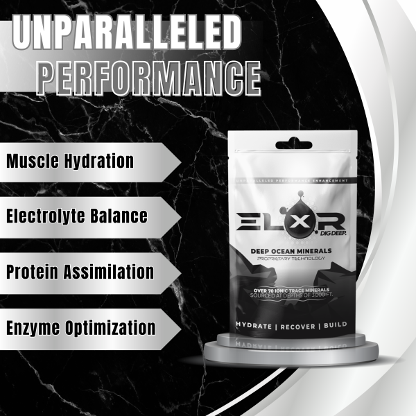 ELXR LIFE | Deep Ocean Minerals | Hydration and Electrolytes - Sports drink mix